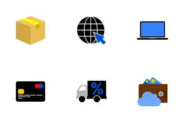 Comercio electrónico Icon Pack