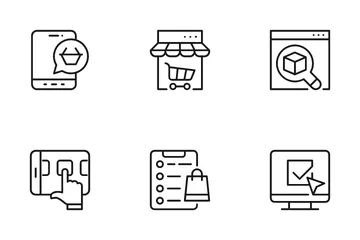 Comercio electrónico Vol 6 Paquete de Iconos