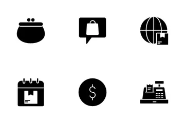 Comercio electrónico y tienda en línea Icon Pack