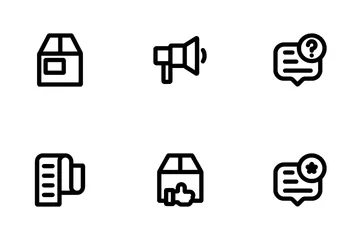 Comércio eletrônico Pacote de Ícones