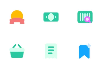 Comércio eletrônico Icon Pack