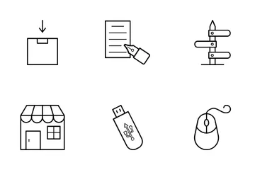 Comercio Paquete de Iconos