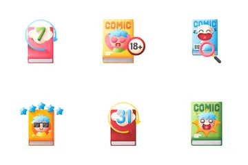 Cómic Paquete de Iconos