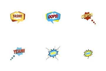 Comic Text Icon Pack