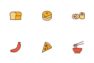 Alimento Paquete de Iconos
