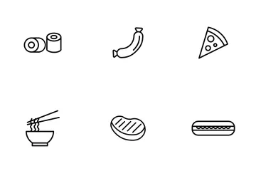 Alimento Paquete de Iconos