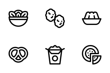 Alimento Paquete de Iconos