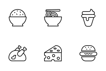 Alimento Paquete de Iconos