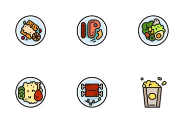 Alimento Paquete de Iconos