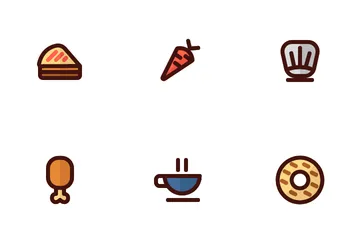 Alimento Paquete de Iconos