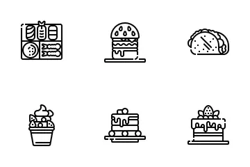 Alimento Paquete de Iconos