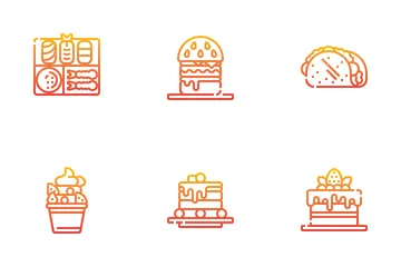 Alimento Paquete de Iconos