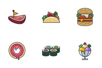 Alimento Paquete de Iconos