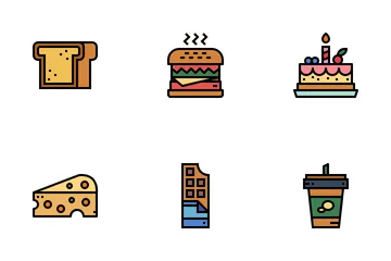 Alimento Paquete de Iconos