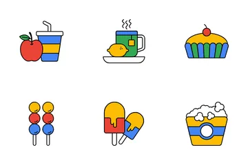 Alimento Paquete de Iconos