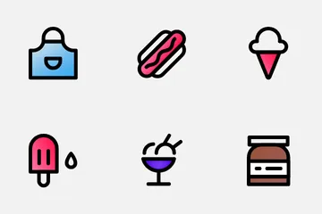 Alimento Paquete de Iconos