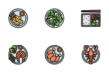 Comida internacional Paquete de Iconos