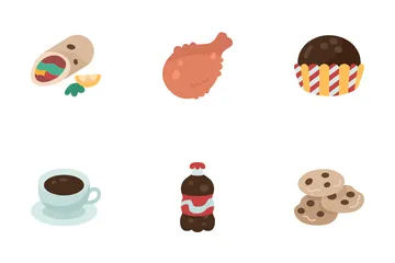 Comida rápida Paquete de Iconos