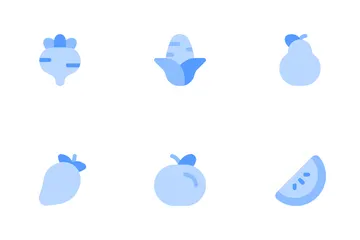 Comida sana Paquete de Iconos