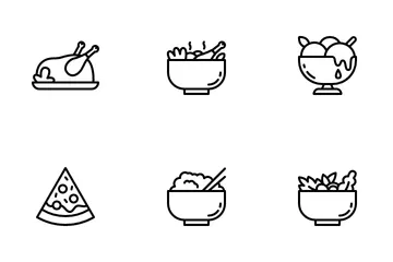 Alimentos y bebidas Icon Pack