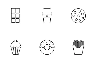 Alimentos y bebidas Icon Pack