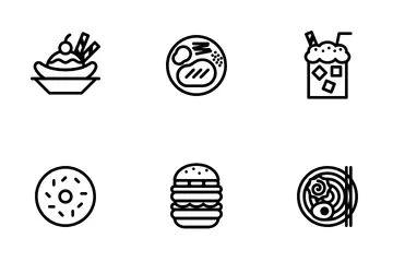 Alimentos y bebidas Icon Pack