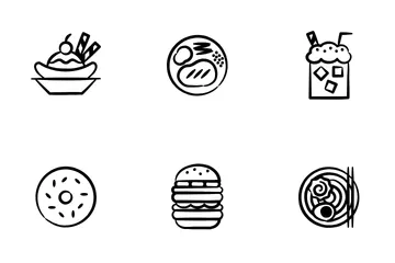 Alimentos y bebidas Icon Pack