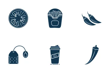 Alimentos y bebidas Icon Pack