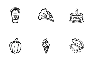 Alimentos e bebidas Icon Pack