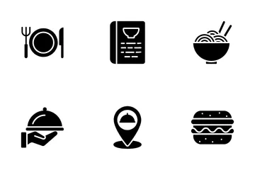 Alimentos e bebidas Icon Pack