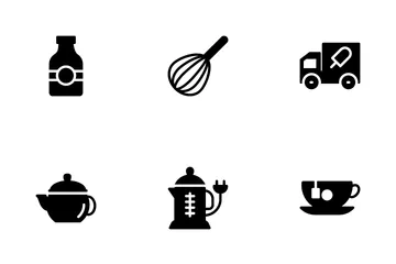 Alimentos e bebidas Icon Pack