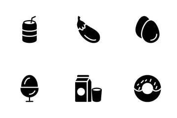 Alimentos e bebidas Icon Pack