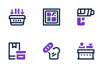 Commerce de détail Pack d'Icônes