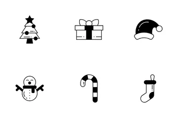 Commerce de Noël Pack d'Icônes