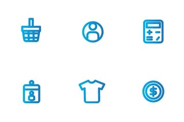 Commerce électronique Icon Pack