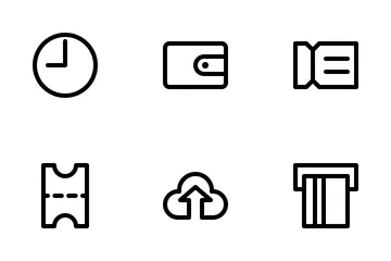 Commerce électronique Icon Pack