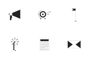 Commercial Leadership Symbols Icon Pack