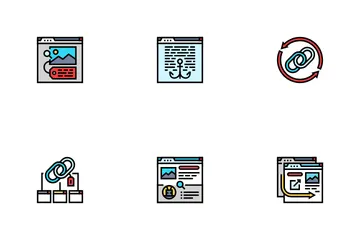 Communauté d’optimisation SEO Pack d'Icônes