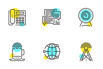 Communication And Connectivity Icon Pack