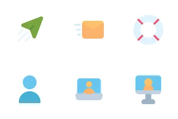 Communication And Contact Us Icon Pack