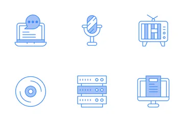 Communication And Media Icon Pack