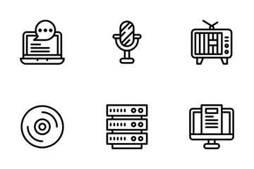 Communication And Media Icon Pack