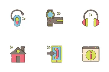 Communication And Media Icon Pack