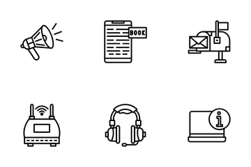 Communication And Media Icon Pack