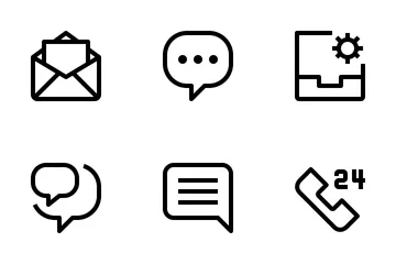 Communication And Messages  Icon Pack