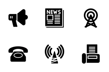 Communication And Network Icon Pack