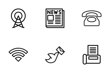 Communication And Network  Icon Pack
