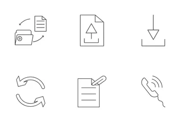 Communication And Networking Icon Pack