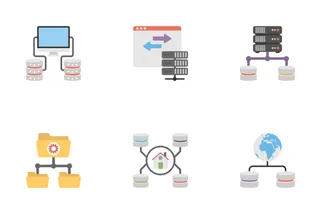 Communication And Networking Flat Icons 1