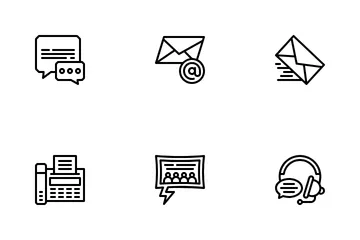 Communication And Networking Icon Pack